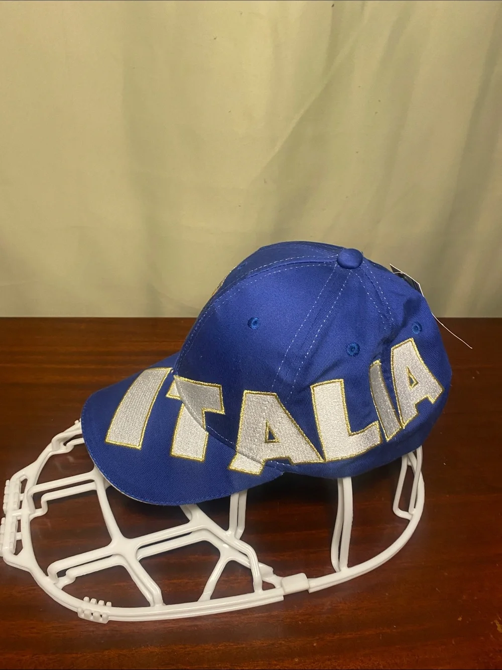 ITALIA Baseball Royal Blue Cap  adjustable size 58 NWT